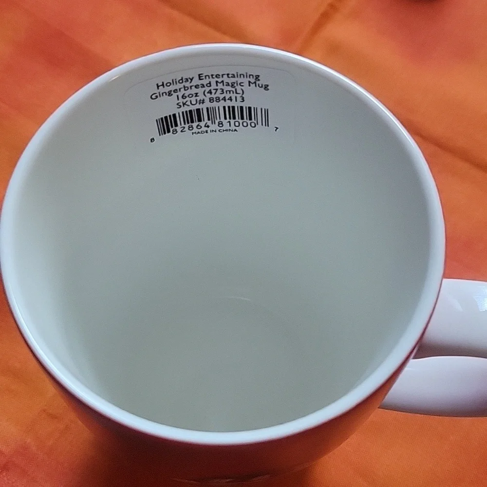Lenox Gingerbread Mug New Color Changing Holiday Entertaining